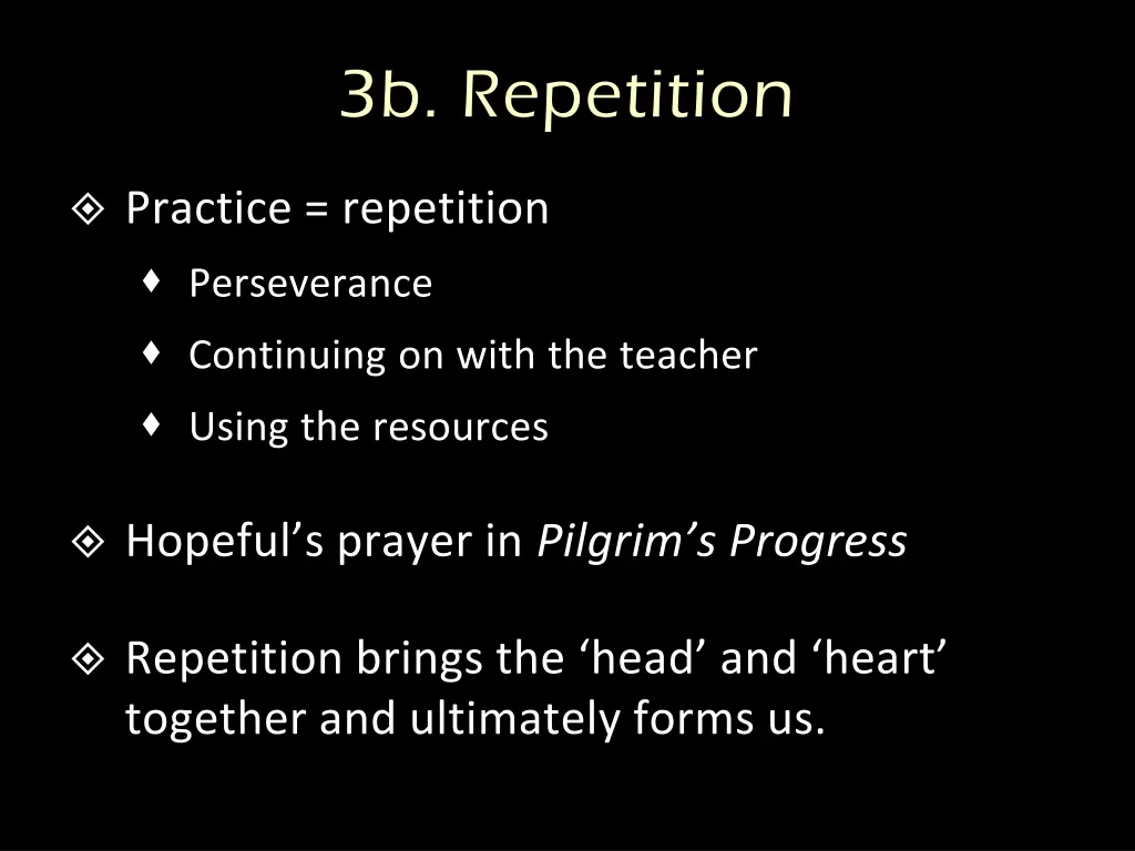 3b repetition