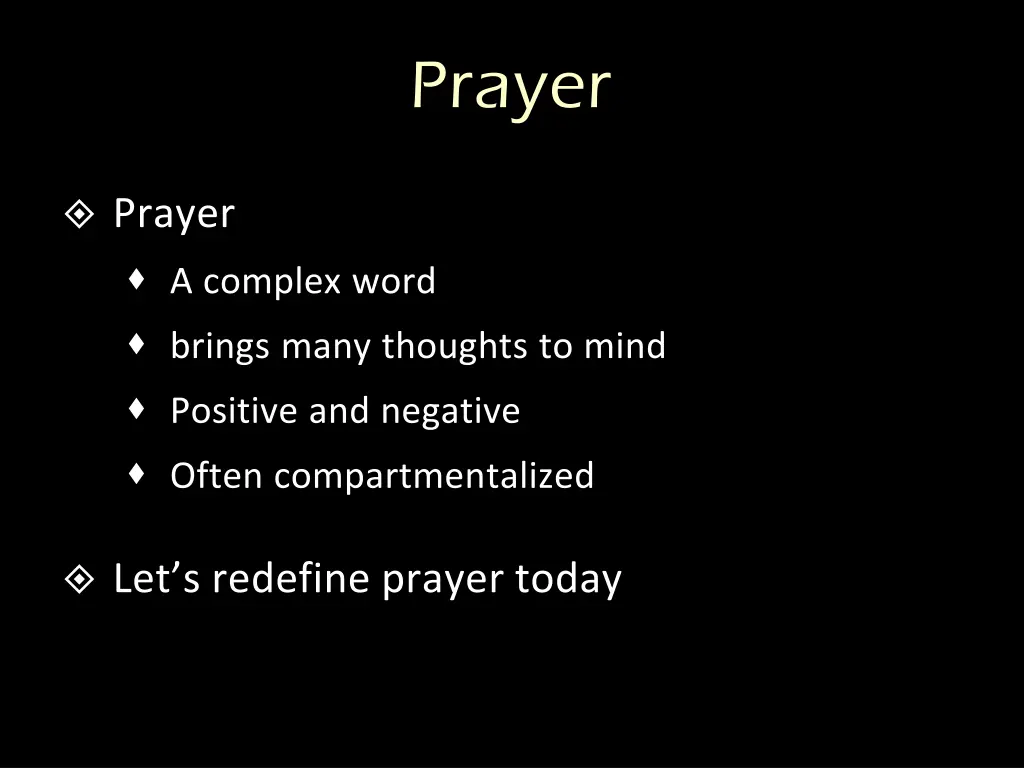 prayer