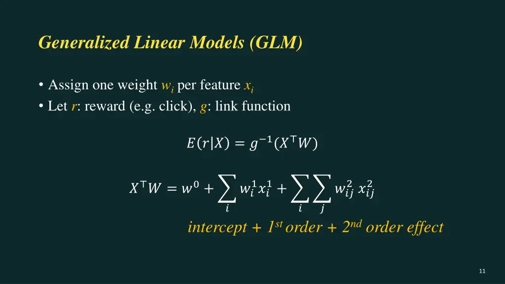 generalized linear models glm