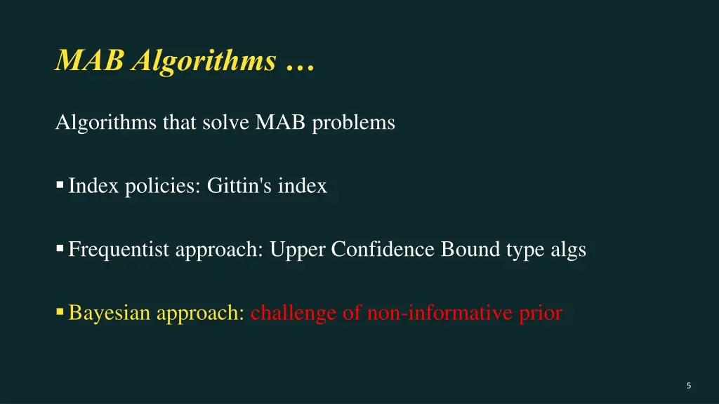 mab algorithms