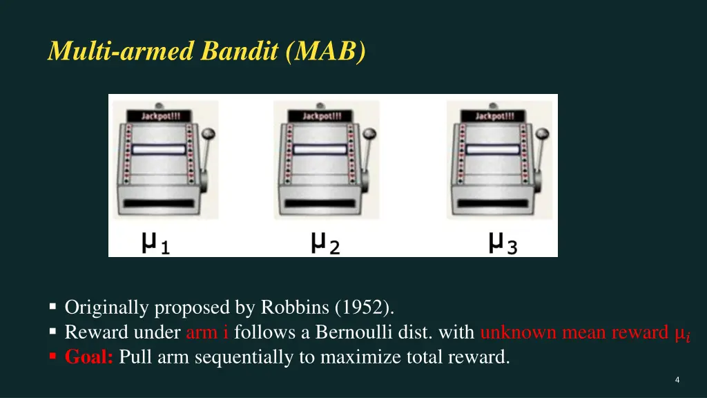 multi armed bandit mab