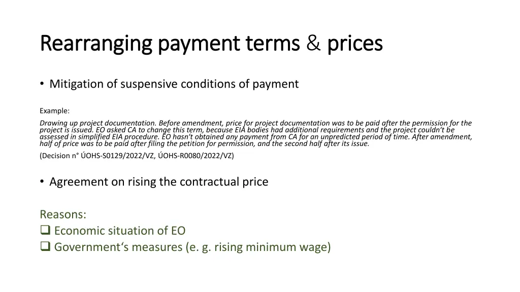 rearranging payment terms rearranging payment