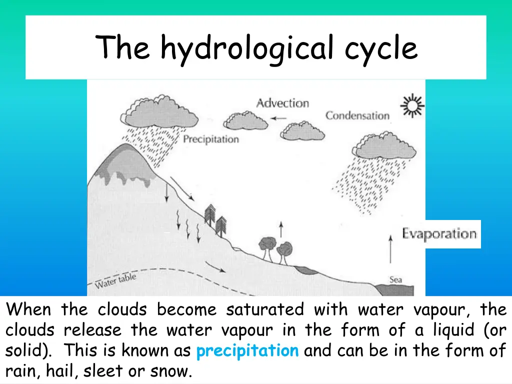 the hydrological cycle 3