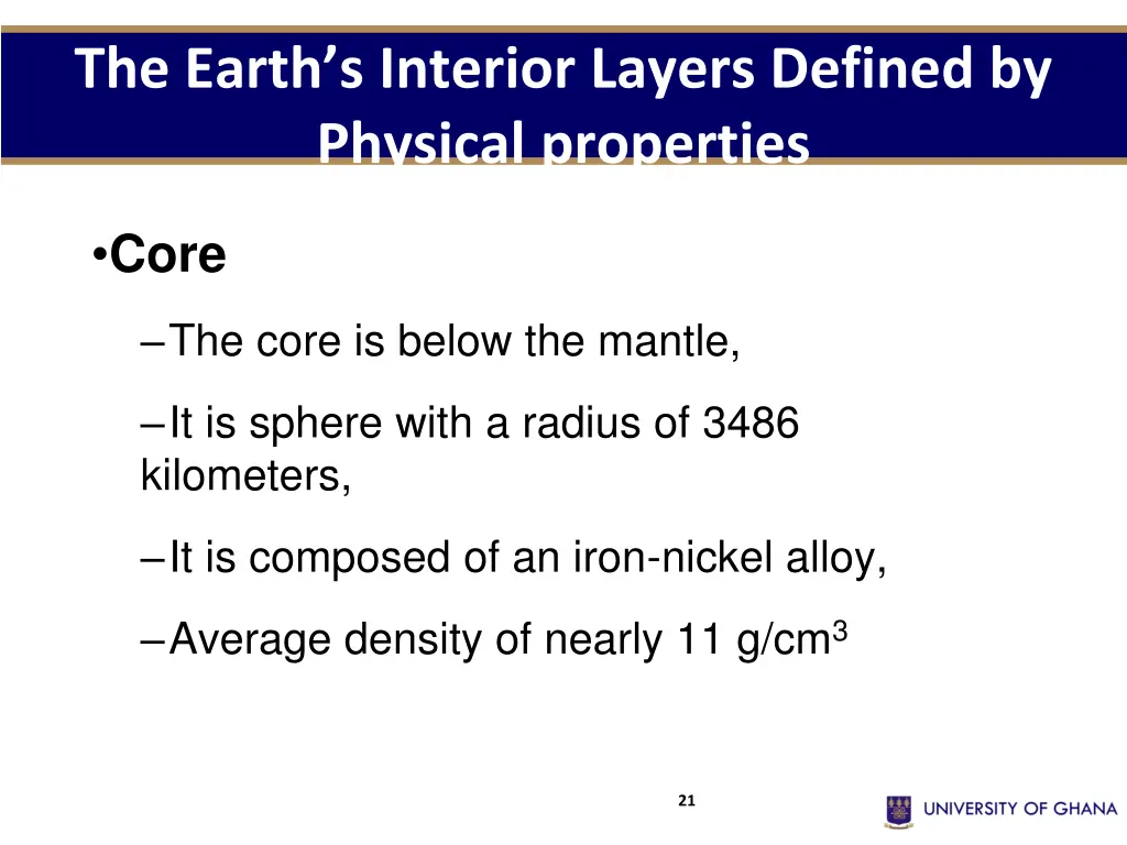 the earth s interior layers defined by physical 1