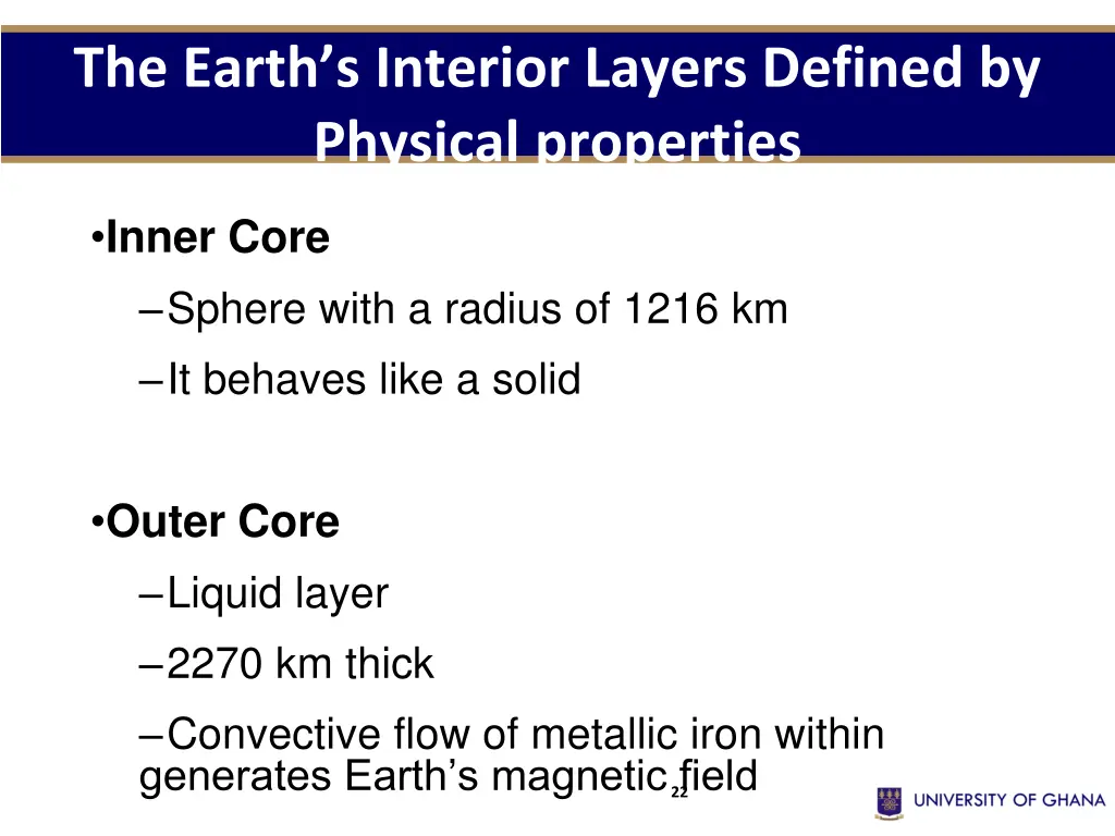 the earth s interior layers defined by physical 2