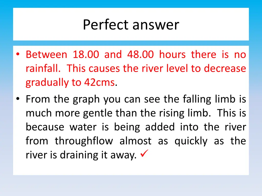 perfect answer 2