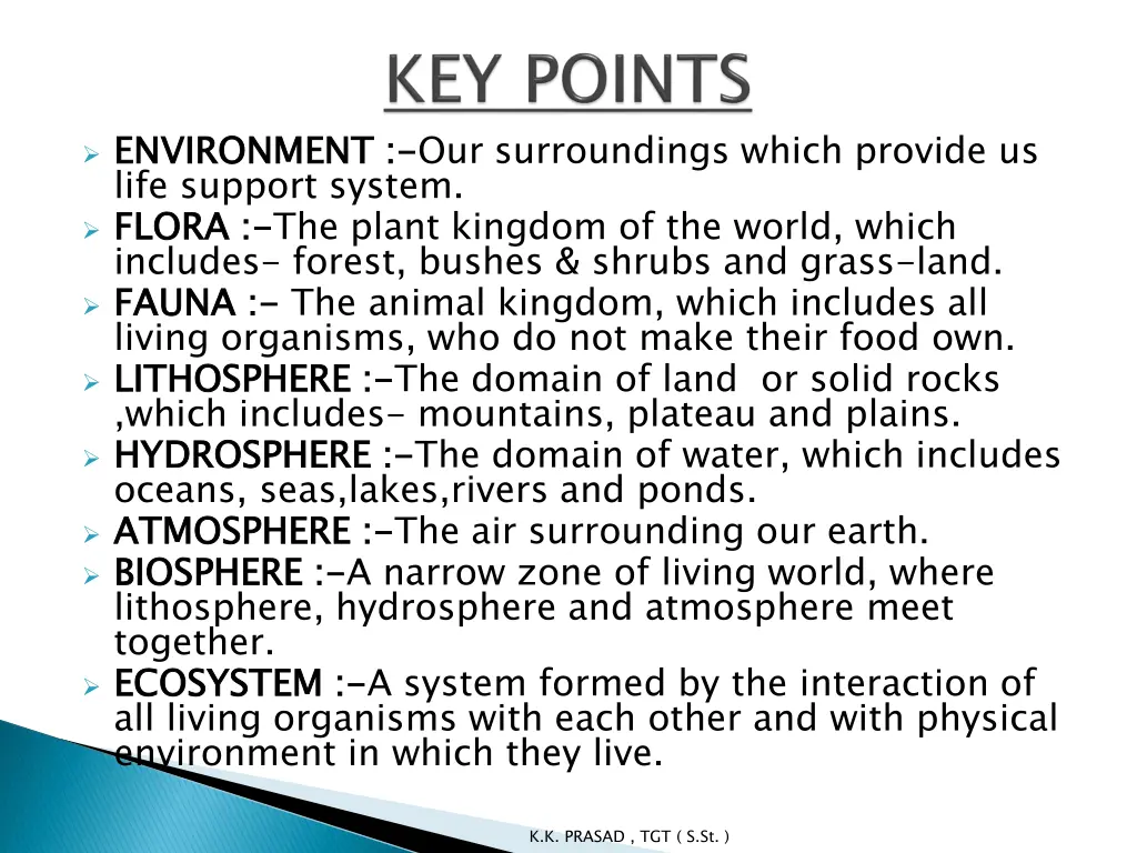 environment life support system flora includes