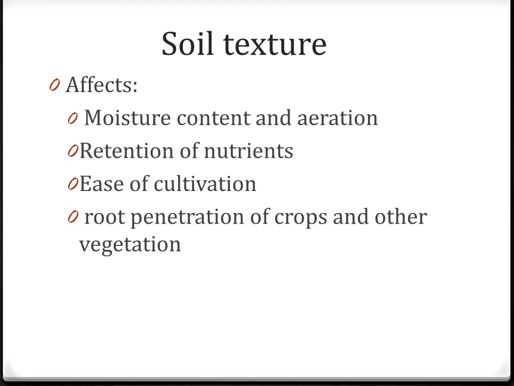 soil texture 1