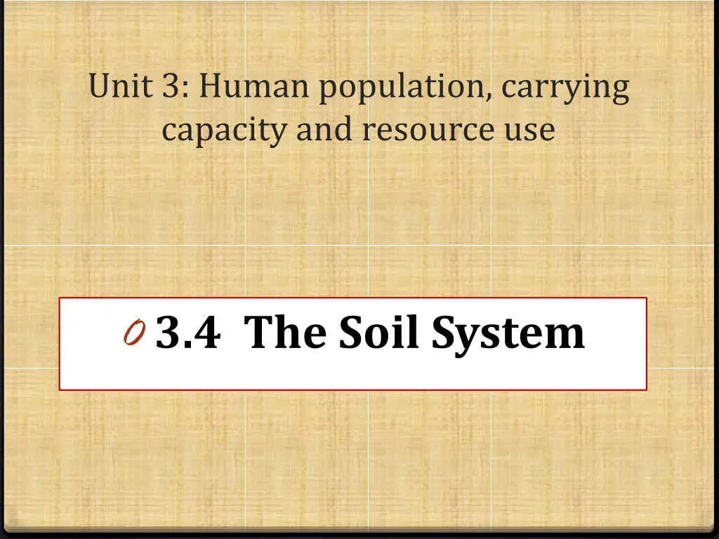 unit 3 human population carrying capacity