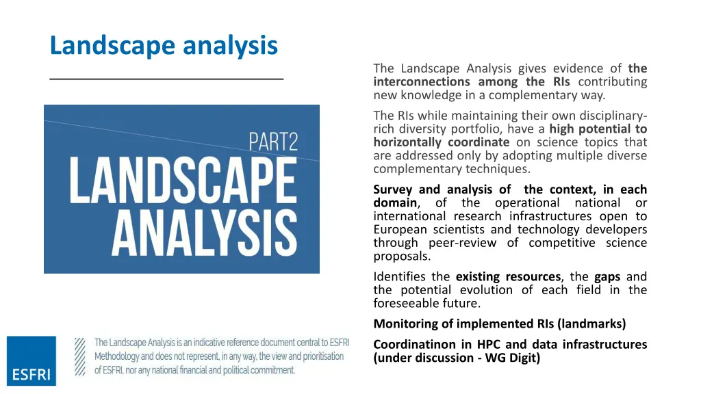 landscape analysis