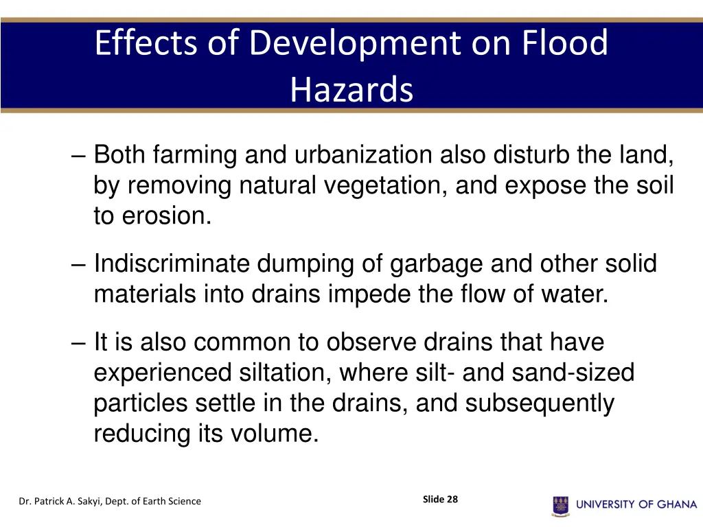 effects of development on flood hazards 1