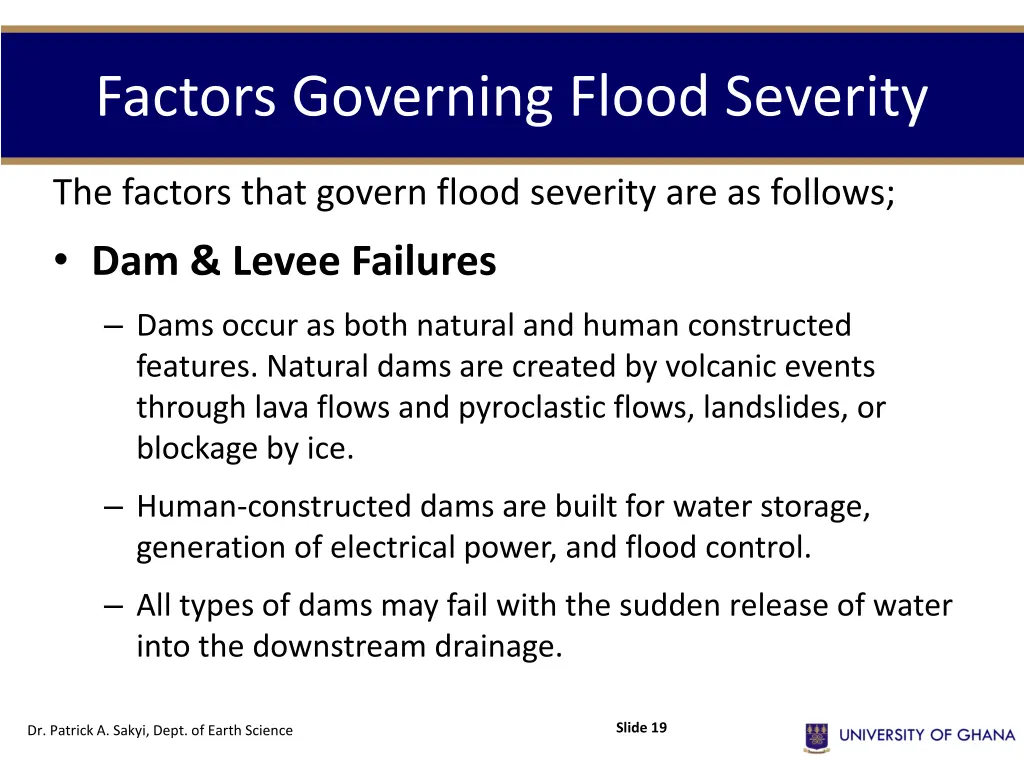 factors governing flood severity 1