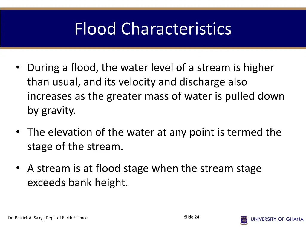 flood characteristics