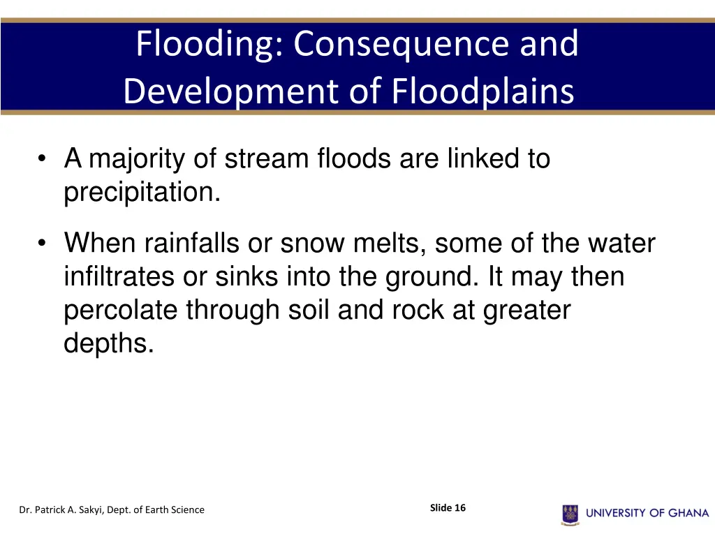 flooding consequence and development 1