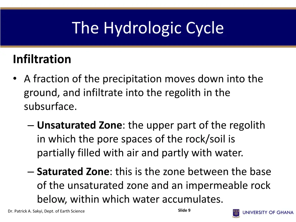 the hydrologic cycle 3