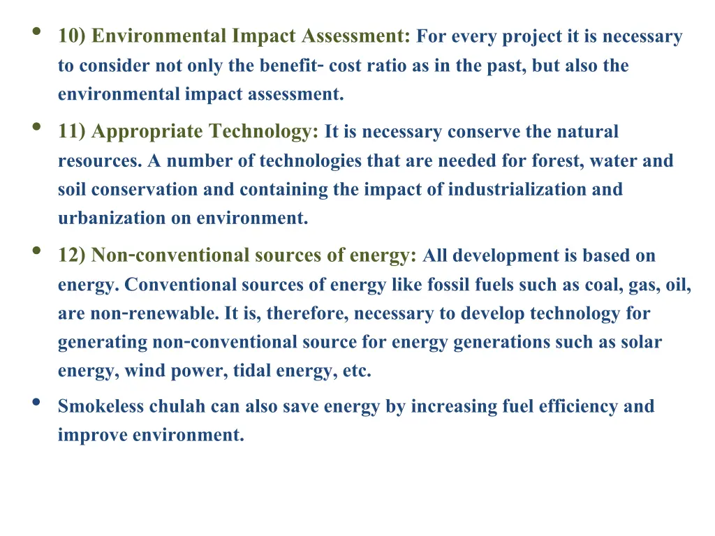 10 environmental impact assessment for every