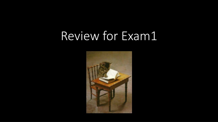 review for exam1