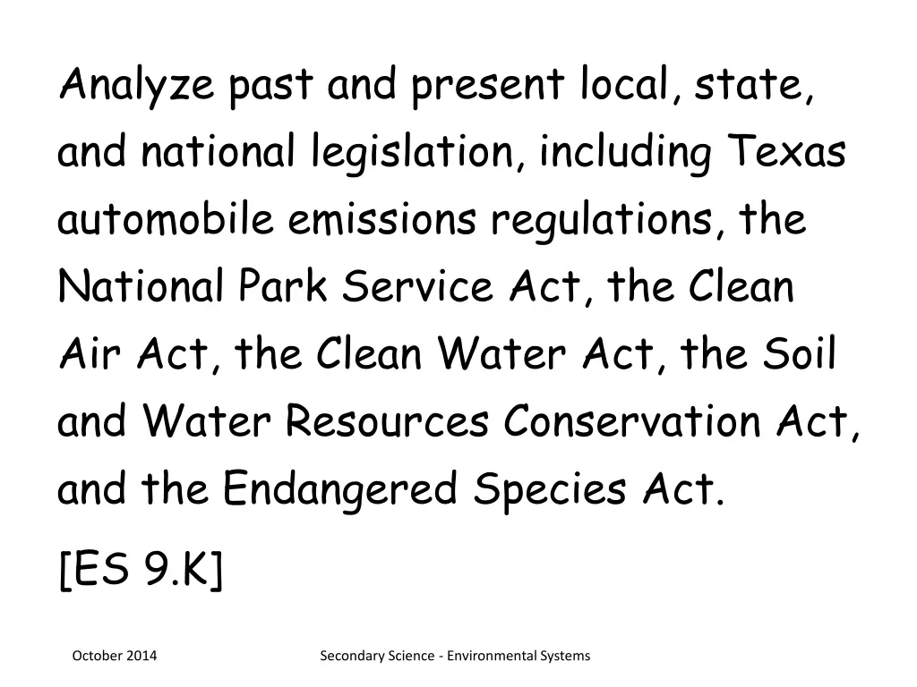 analyze past and present local state and national