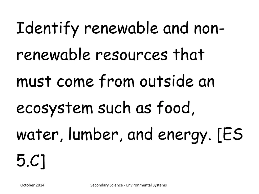 identify renewable and non renewable resources