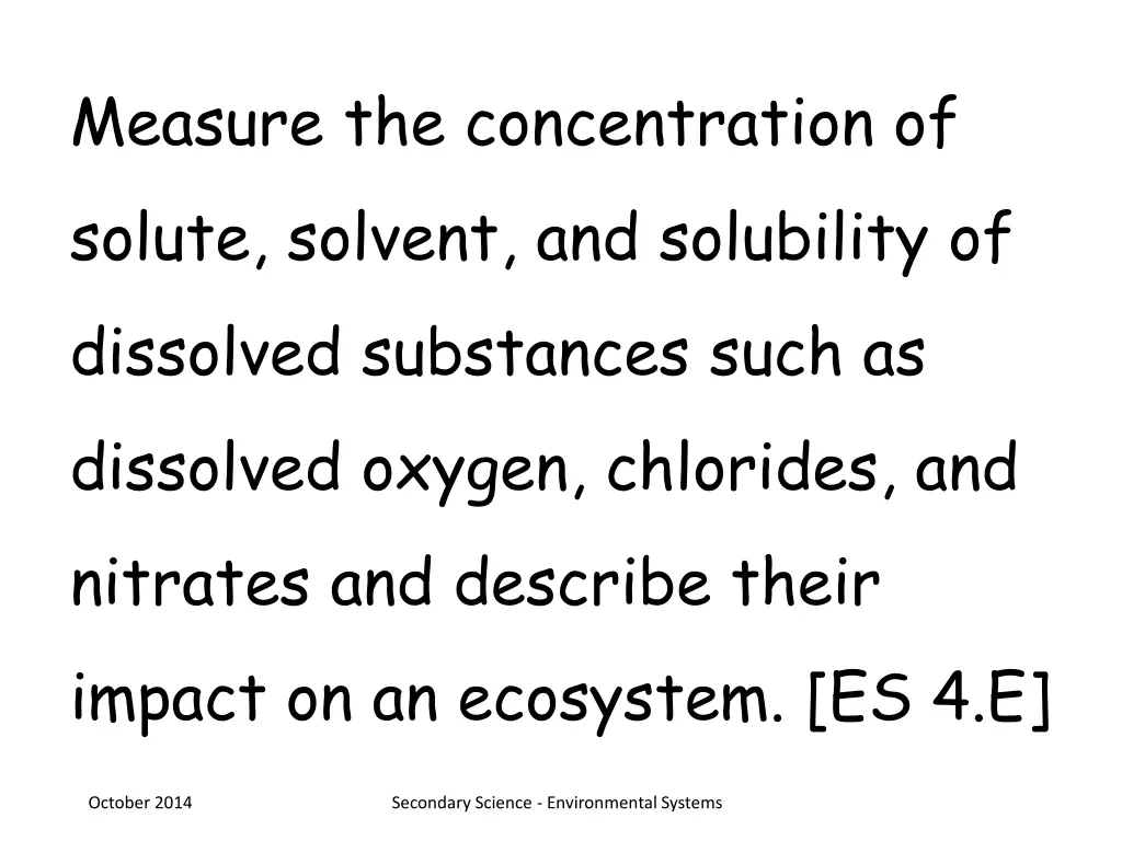 measure the concentration of solute solvent