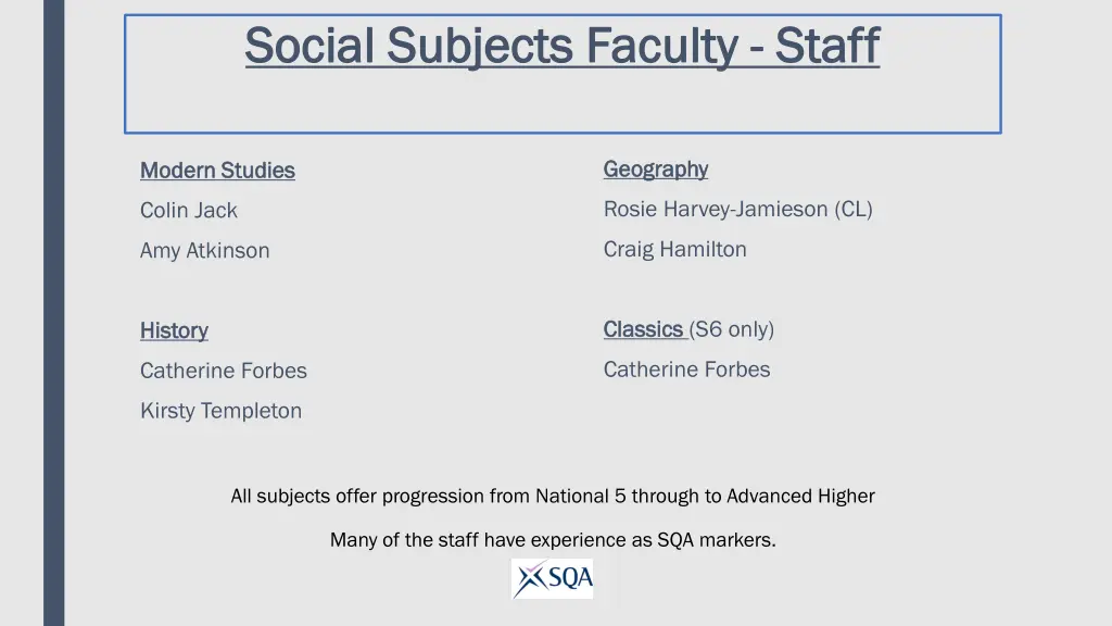 social subjects faculty social subjects faculty