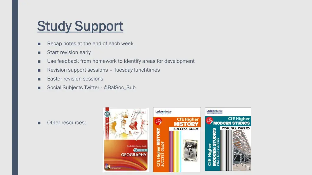 study support study support