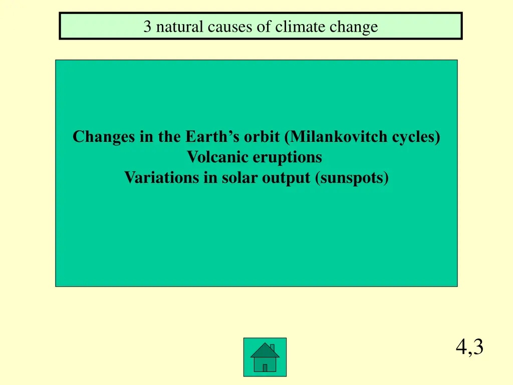 3 natural causes of climate change