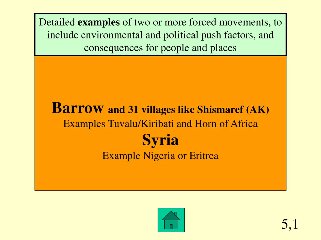 detailed examples of two or more forced movements