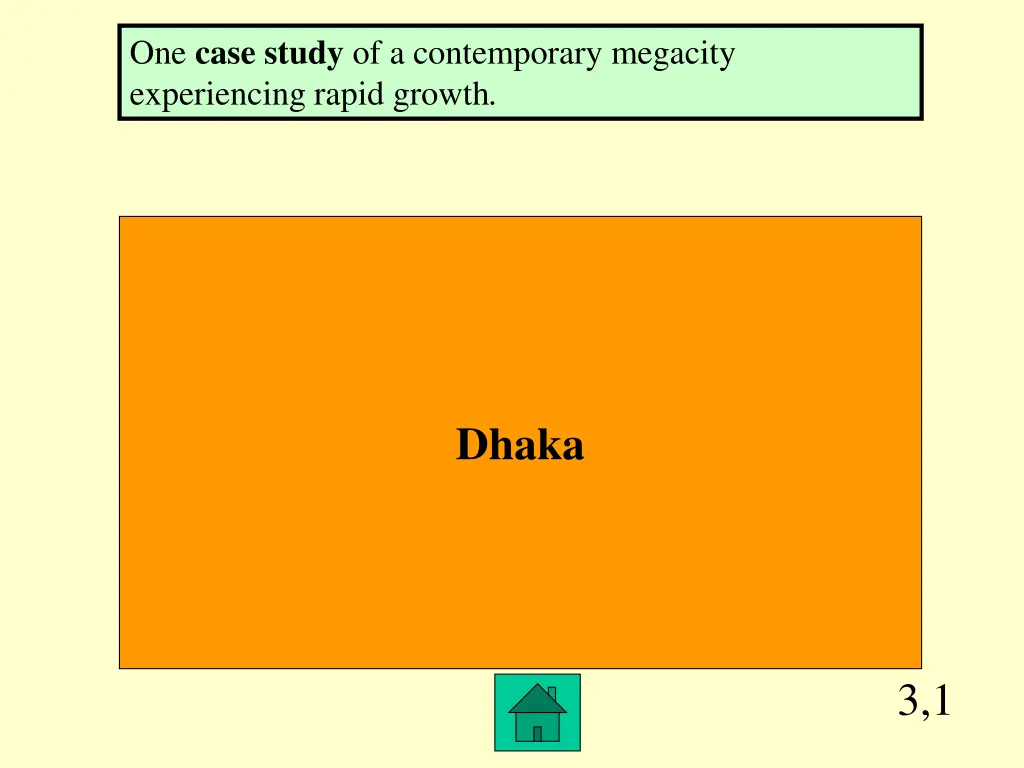 one case study of a contemporary megacity