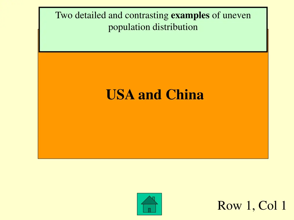 two detailed and contrasting examples of uneven