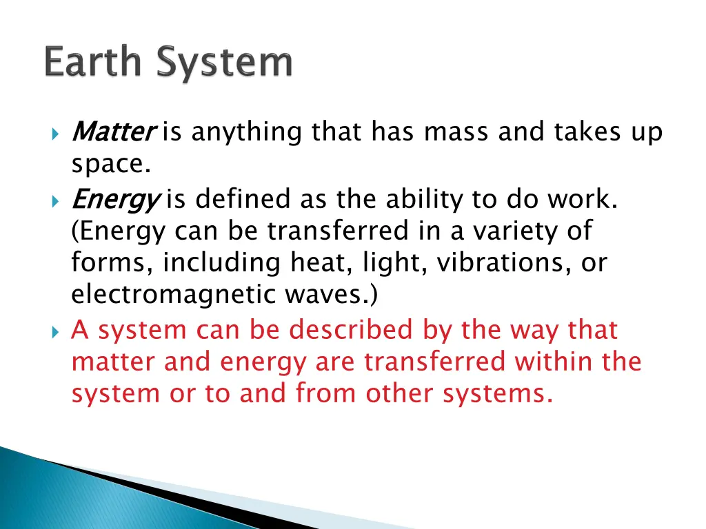 matter space energy energy can be transferred