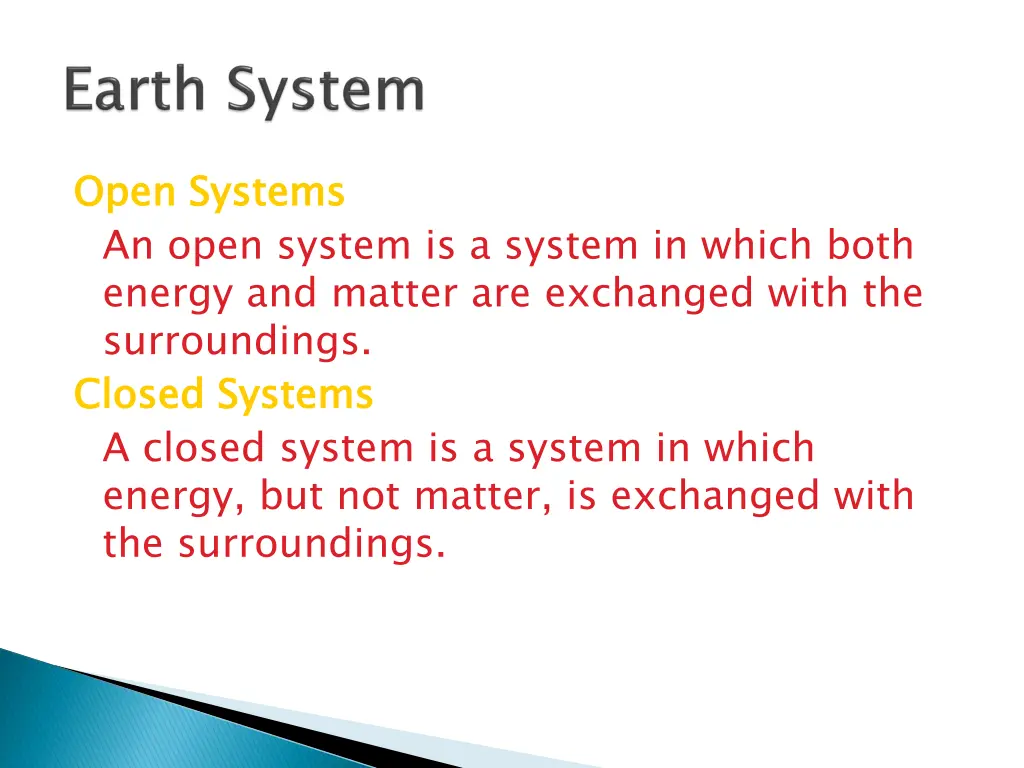 open systems an open system is a system in which