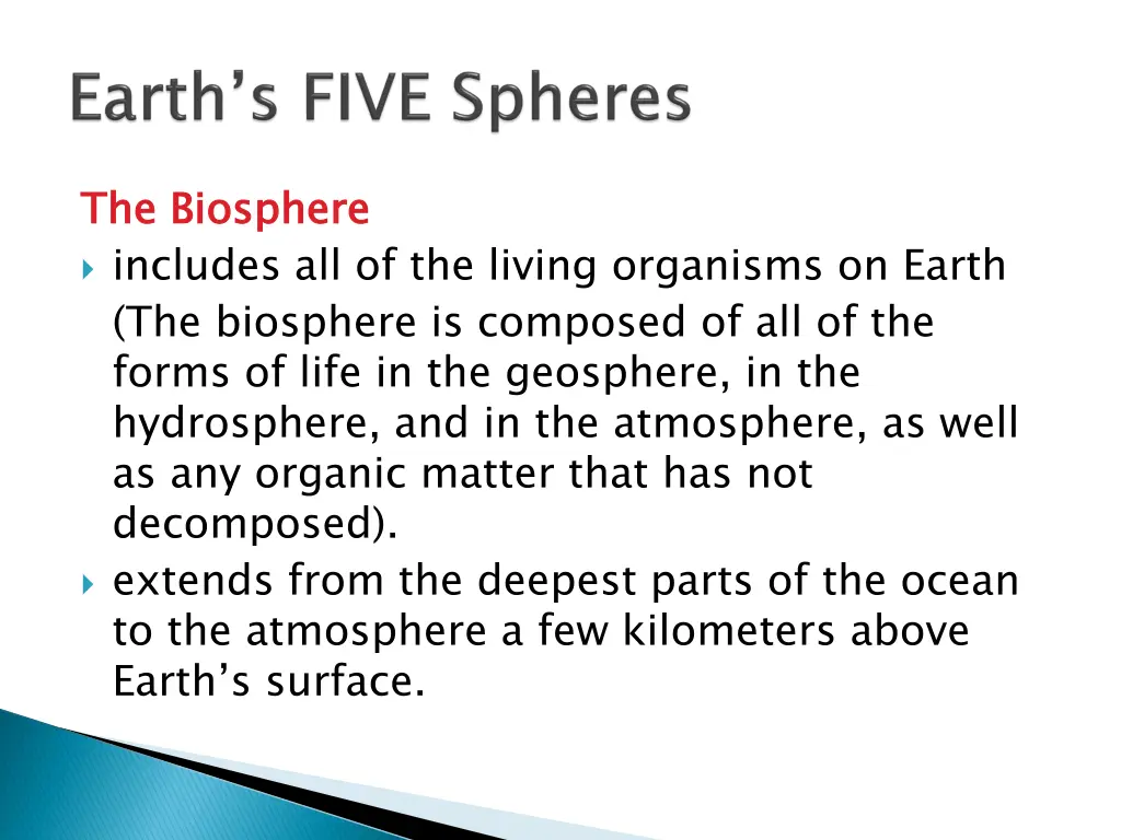 the biosphere includes all of the living