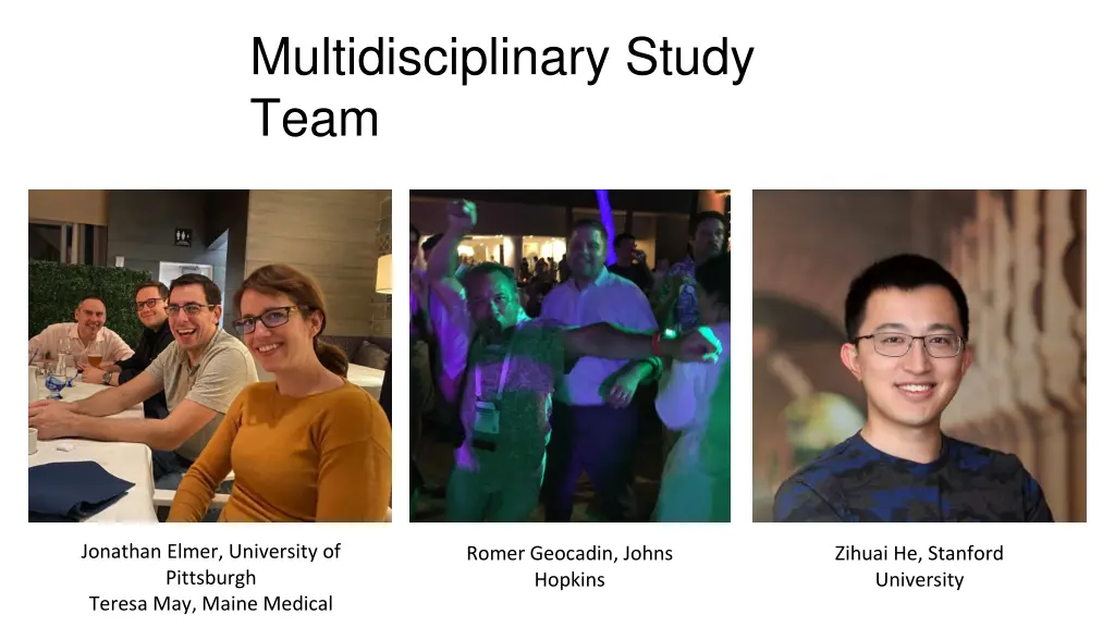 multidisciplinary study team