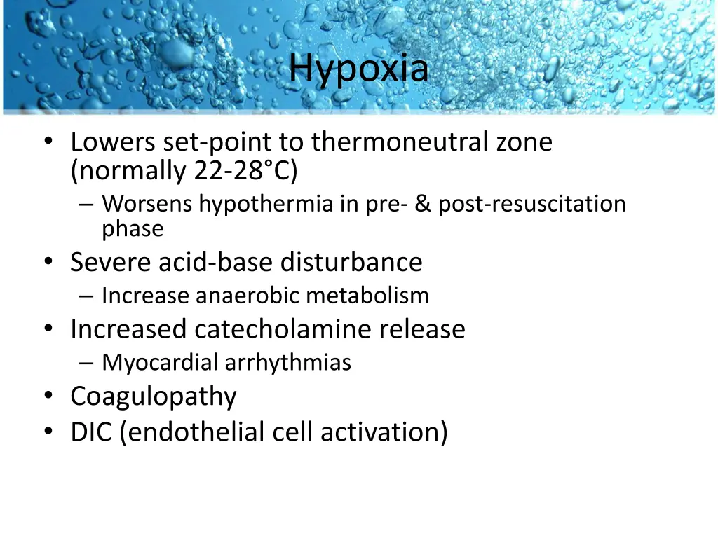 hypoxia