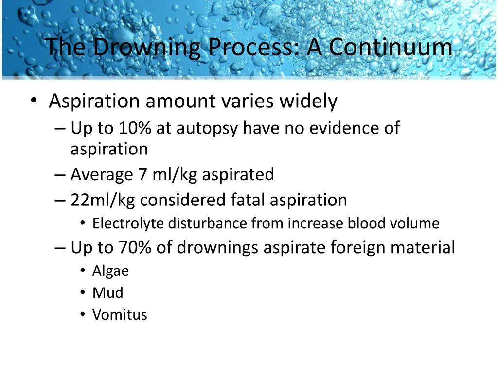 the drowning process a continuum 2