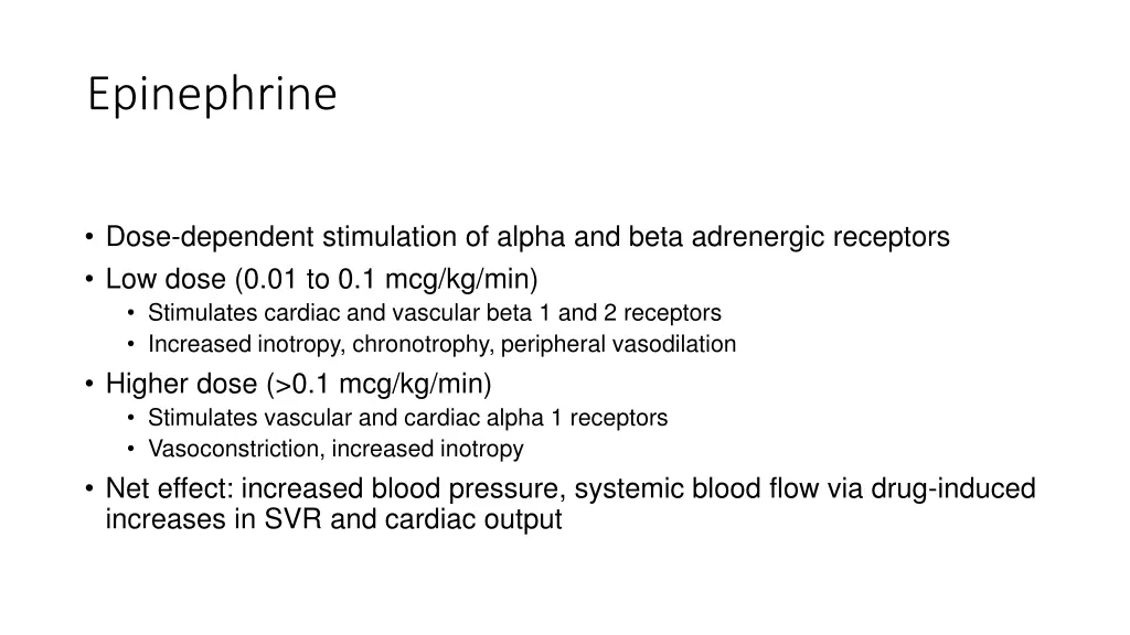 epinephrine