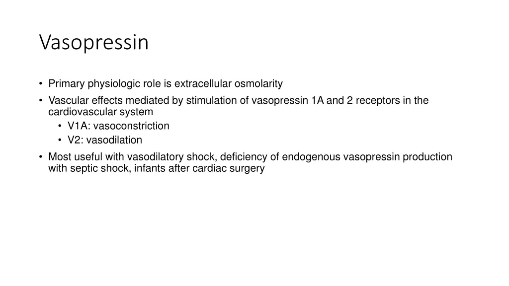 vasopressin