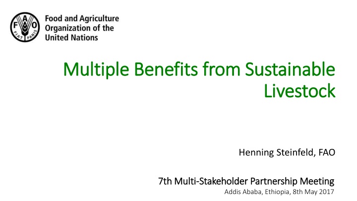 multiple benefits from sustainable multiple