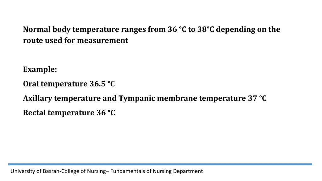 normal body temperature ranges from