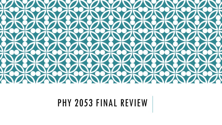 phy 2053 final review