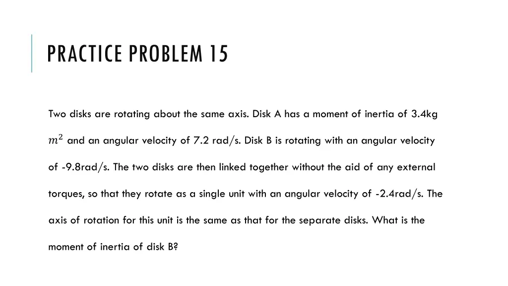 practice problem 15