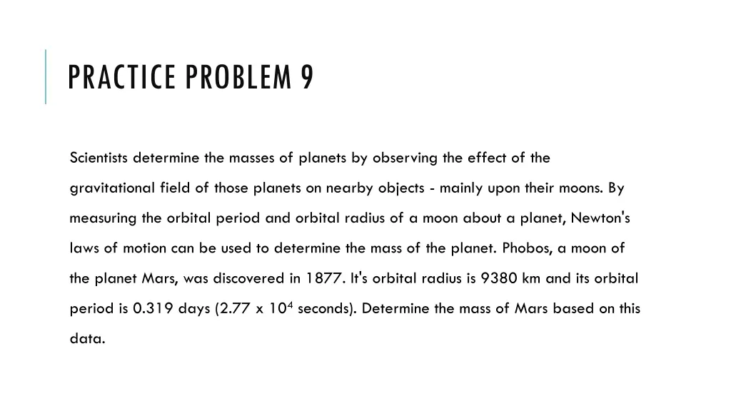 practice problem 9