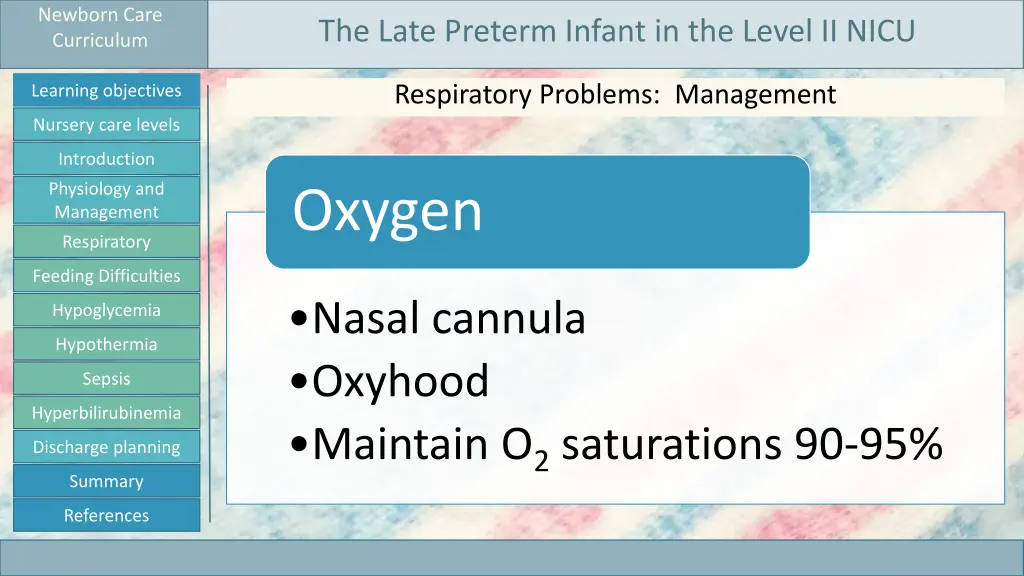 newborn care curriculum 13