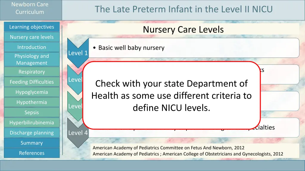 newborn care curriculum 3