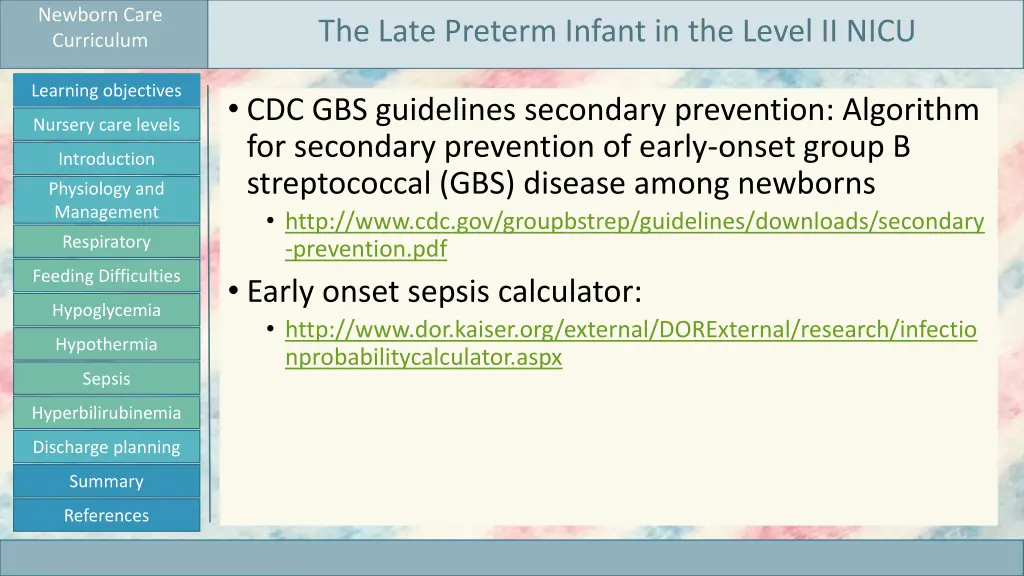 newborn care curriculum 30