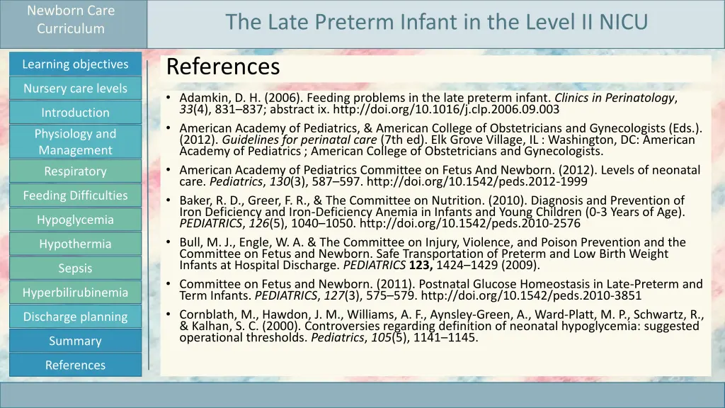 newborn care curriculum 35