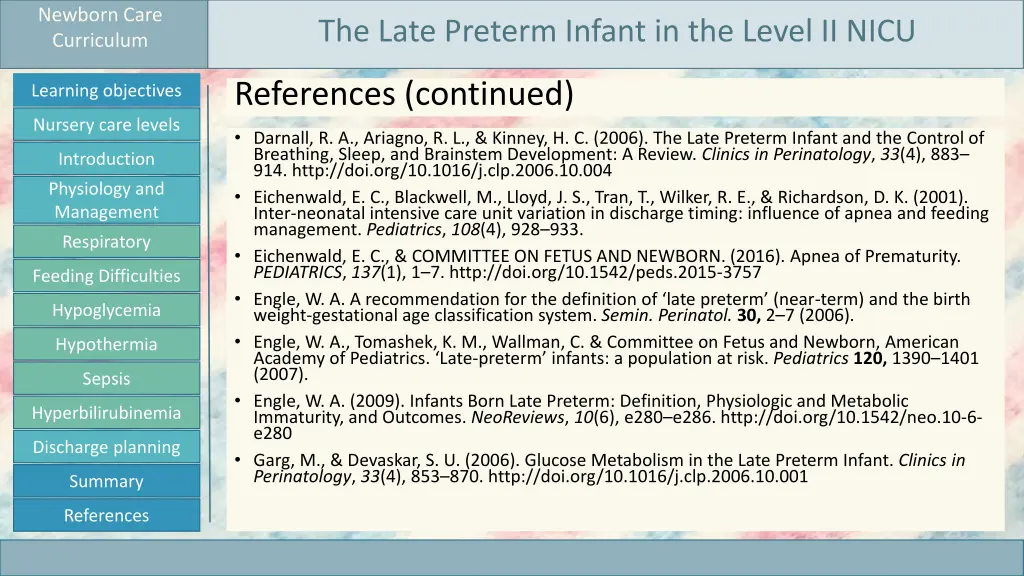 newborn care curriculum 36