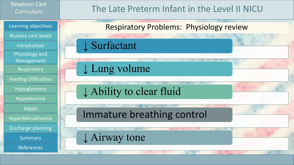 newborn care curriculum 9