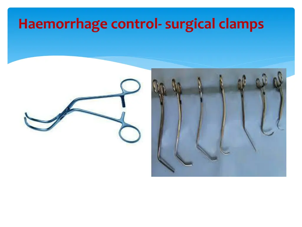 haemorrhage control surgical clamps 1